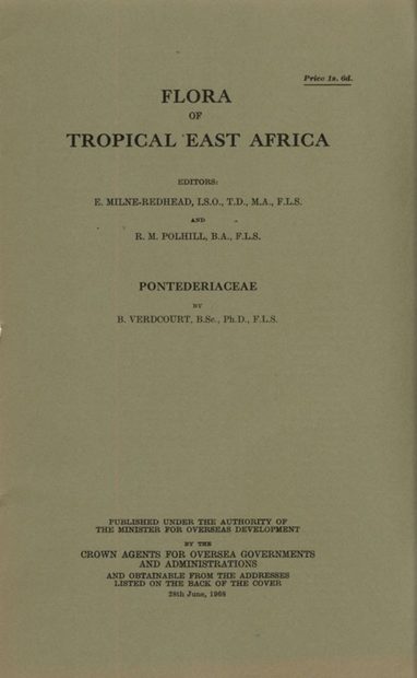 Flora of Tropical East Africa: Pontederiaceae