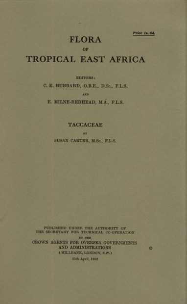 Flora of Tropical East Africa: Taccaceae
