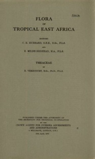 Flora of Tropical East Africa: Theaceae