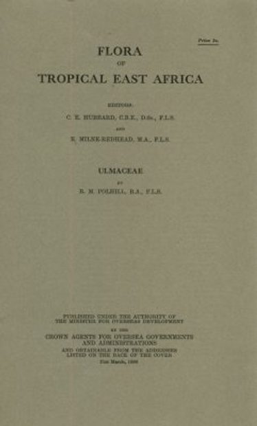 Flora of Tropical East Africa: Ulmaceae