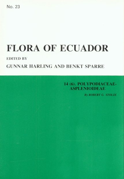 Flora of Ecuador, Volume 23, Part 14 (6): Polypodiaceae - Asplenoiodeae