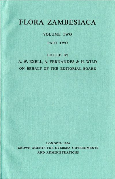 Flora Zambesiaca, Volume 2, Part 2: Aquifoliaceae - Connaraceae