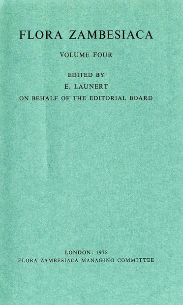 Flora Zambesiaca, Volume 4: Rosaceae - Cornaceae
