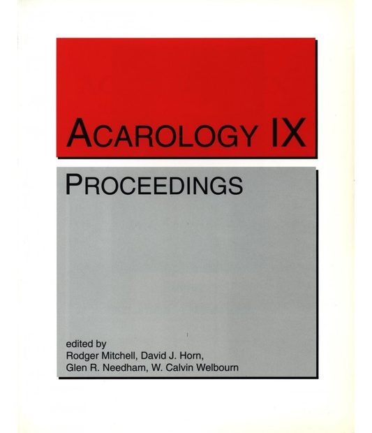 Acarology IX, Volume 1: Proceedings