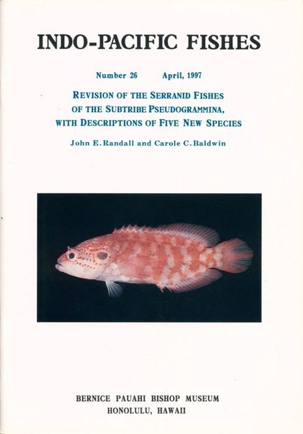 Revision of the Serranid Fishes of the Subtribe Pseudogrammina, with Descriptions of Five New Species