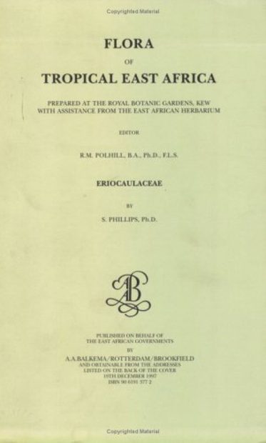 Flora of Tropical East Africa: Eriocaulaceae