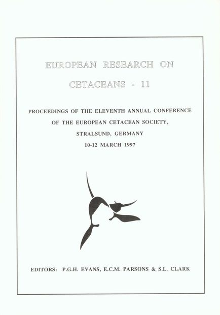European Research on Cetaceans, Volume 11