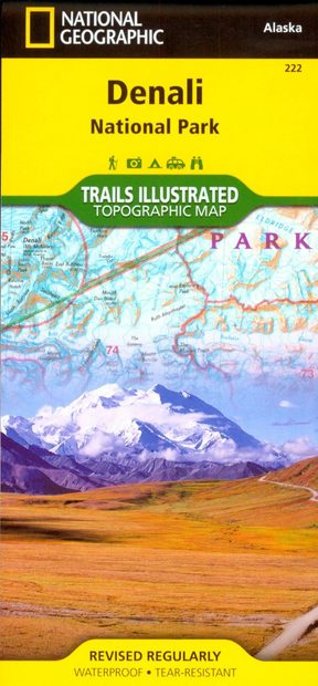 Alaska: Map for Denali National Park & Preserve