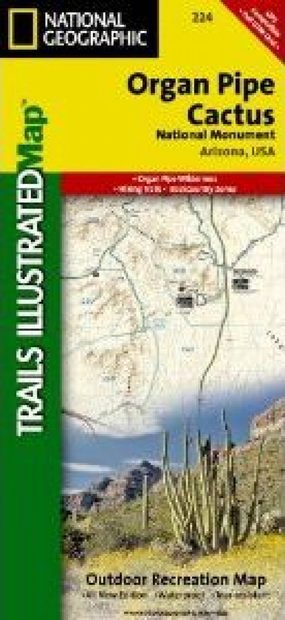 Arizona: Map for Organ Pipe Cactus National Monument
