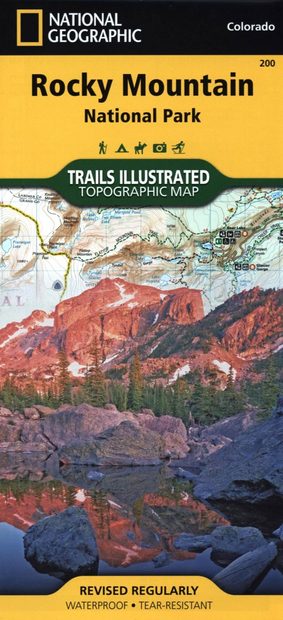 Colorado: Map for Rocky Mountain National Park