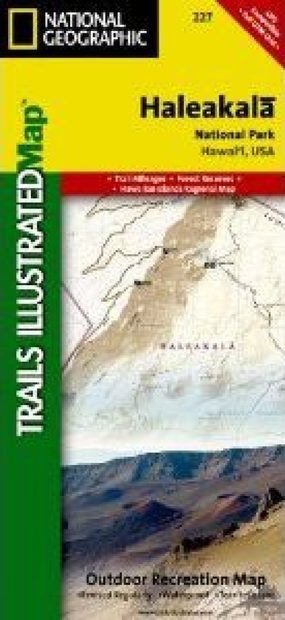 Hawaii: Map for Haleakala National Park