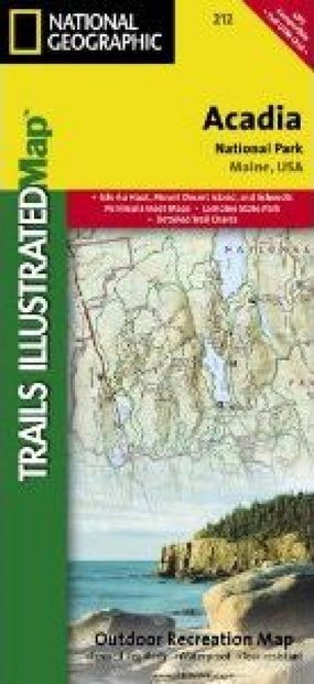 Maine: Map for Acadia National Park