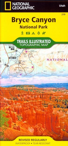 Utah: Map for Bryce Canyon National Park