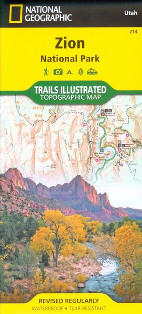 Utah: Map for Zion National Park