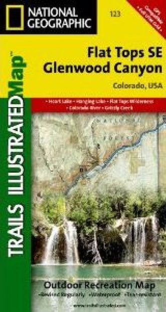 Colorado: Map for Flat Tops SE/Glenwood Canyon
