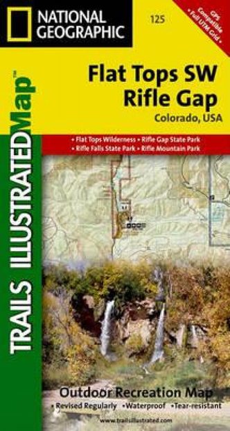 Colorado: Map for Flat Tops SW/Rifle Gap