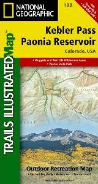 Colorado: Map for Kebler Pass/Paonia Reservoir