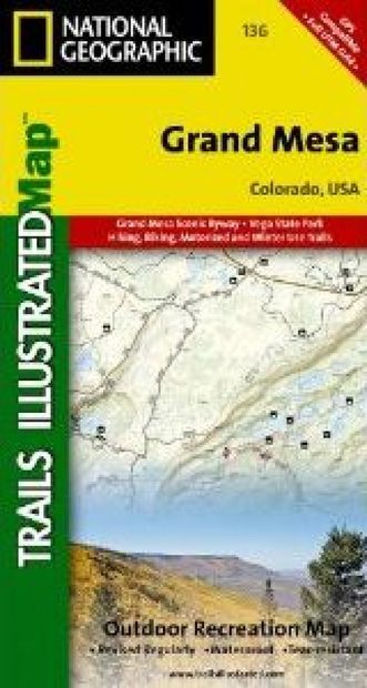 Colorado: Map for Grand Mesa