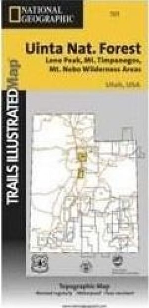 Utah: Map for Uinta National Forest