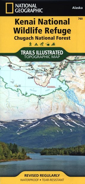 Alaska: Map for Kenai National Park and Chugach National Forest