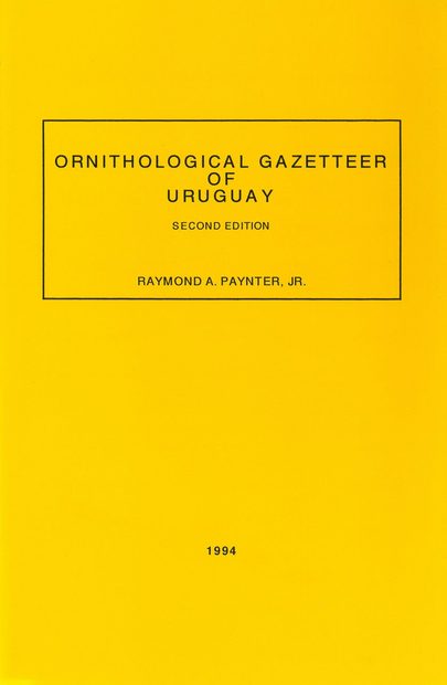 Ornithological Gazetteer of Uruguay