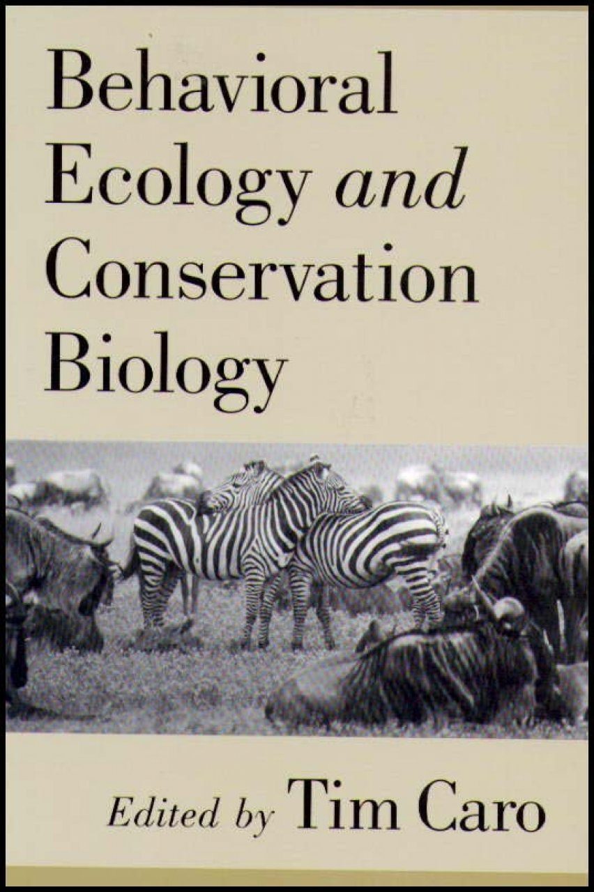 Behavioral Ecology And Conservation Biology Nhbs