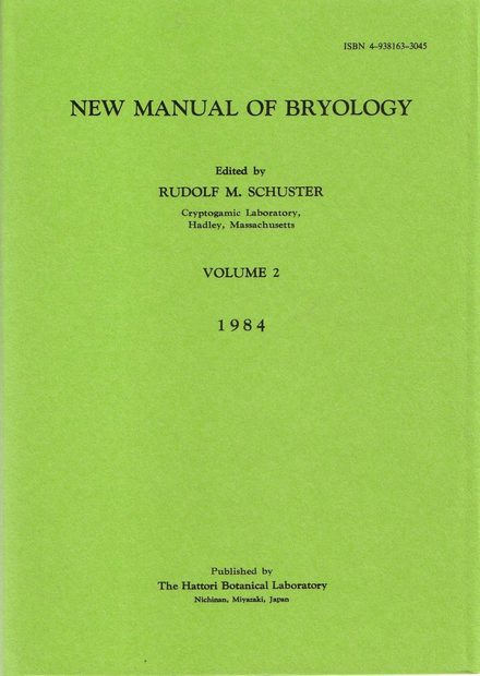 New Manual of Bryology, Volume 2