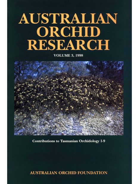 Australian Orchid Research, Volume 3
