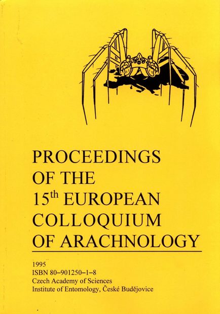 Proceedings of the 15th European Colloquium of Arachnology