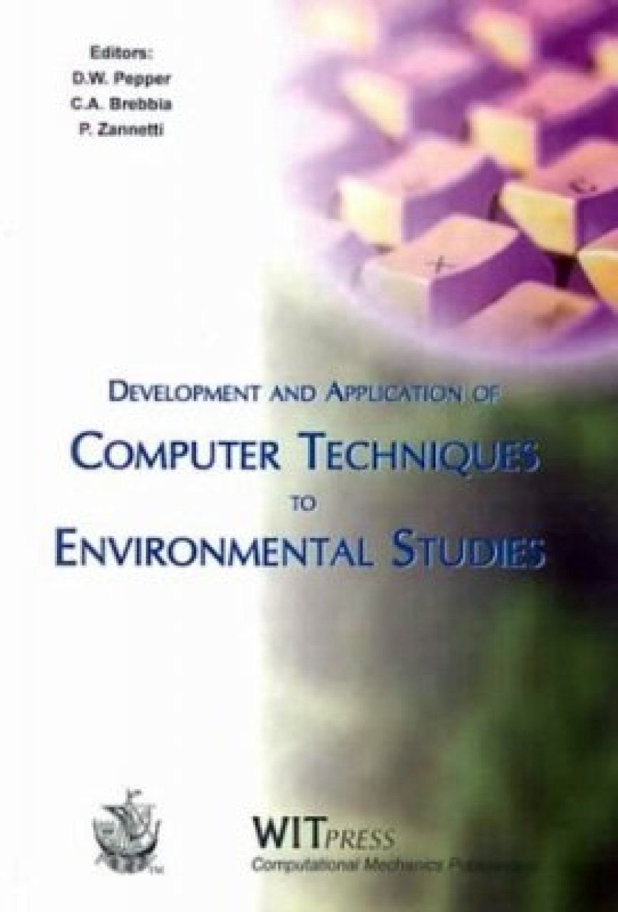 Computer Science In Environmental Science Development and Application of Computer Techniques to Environmental ...