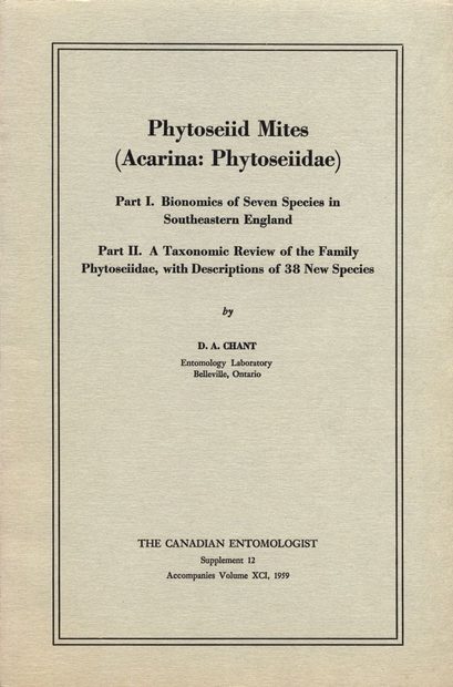 Phytoseiid Mites (Acarina: Phytoseiidae)