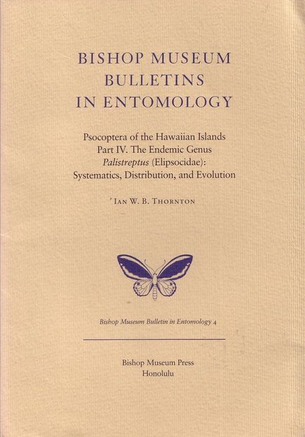 Psocoptera of the Hawaiian Islands, Part IV