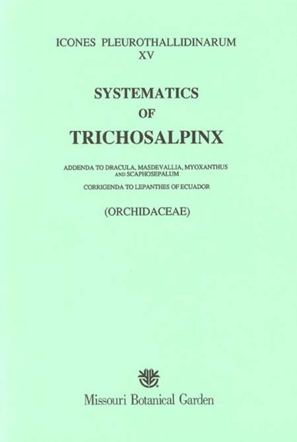 Icones Pleurothallidinarum XV [MSB 64]